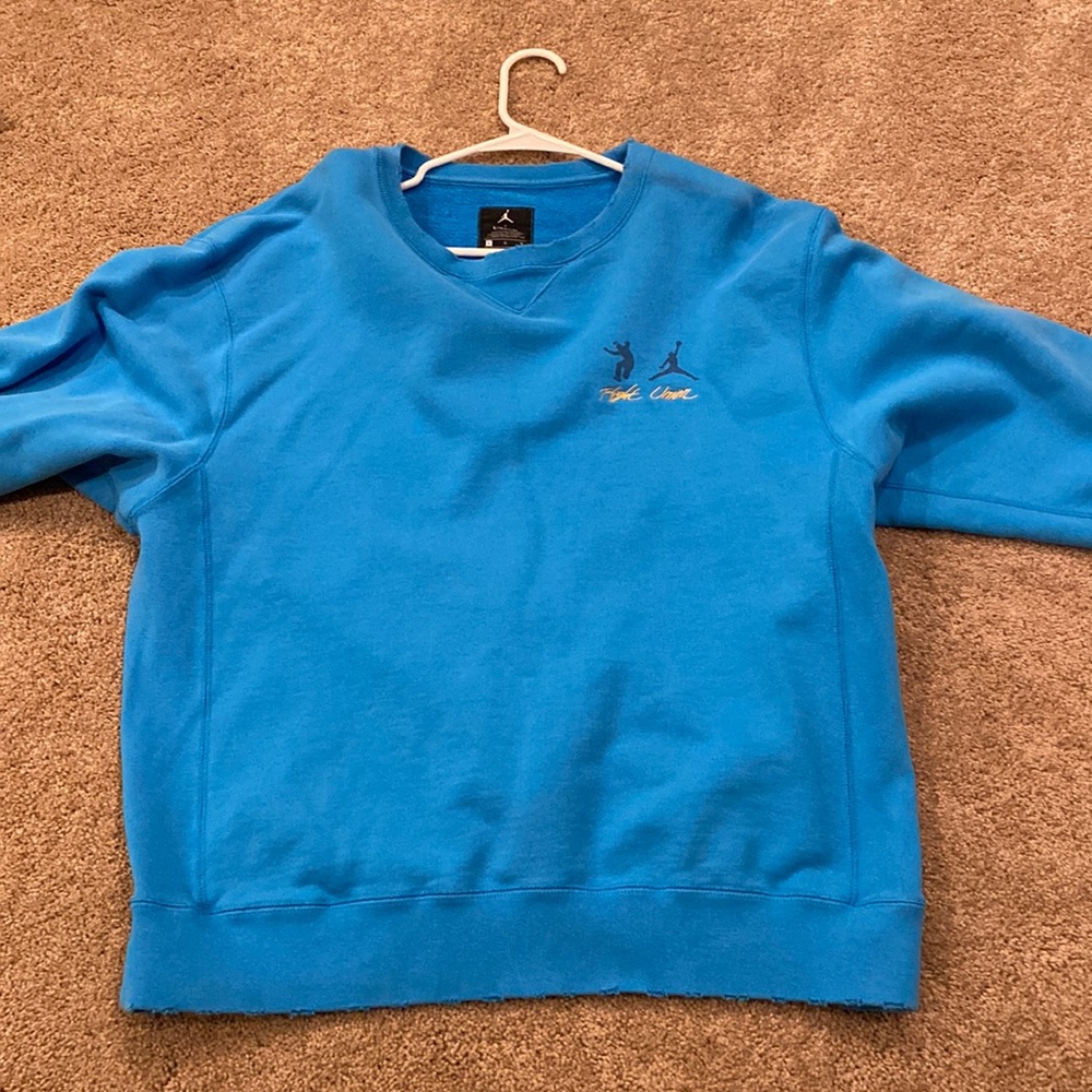 Jordan x Union equator blue hoodie size Large